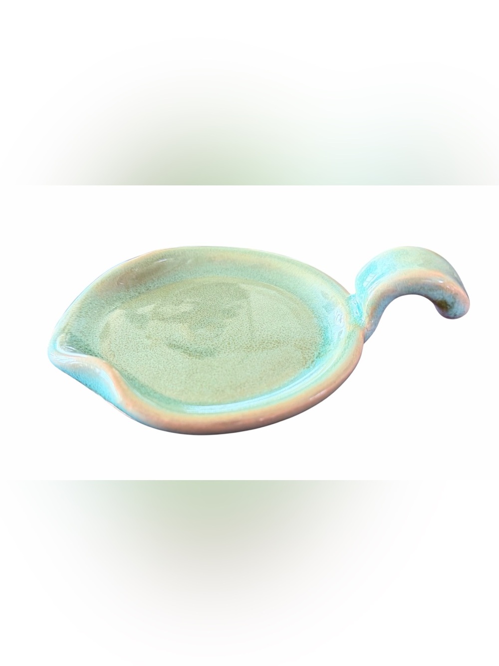 Old House Art Pottery Candle,Teabag,Sm Spoon Holder Seagrove By Fred Beane MINT